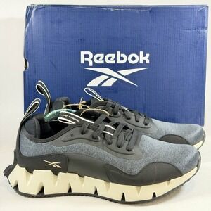 Reebok Size-9‎ Womens Zig Dynamica CLW Black Chalk Sneakers Shoes